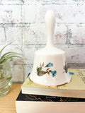 Blue Floral Bell - Fine Bone China - Made in England