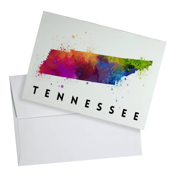Tennessee Vibrant Watercolor Greeting Card