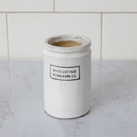 Half Pint Crock - White Cottage Stoneware