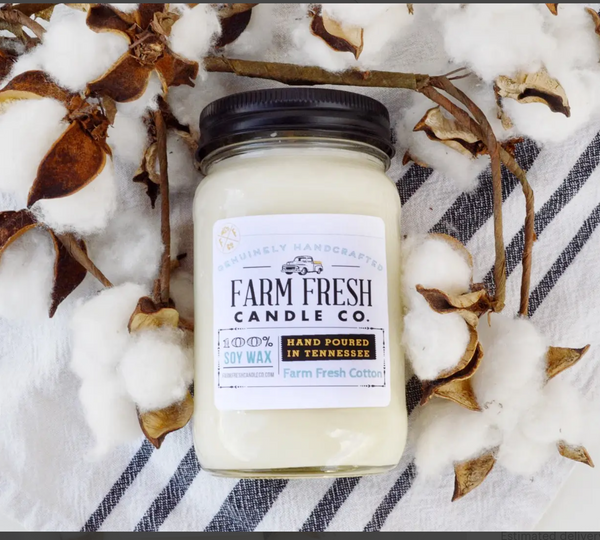 Farm Fresh Candle Co. Farm Fresh Cotton scent