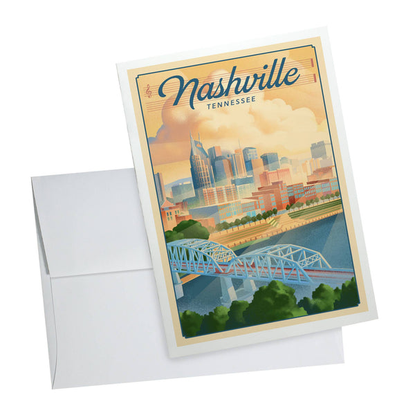 Nashville Tennessee City Series Greeting Card